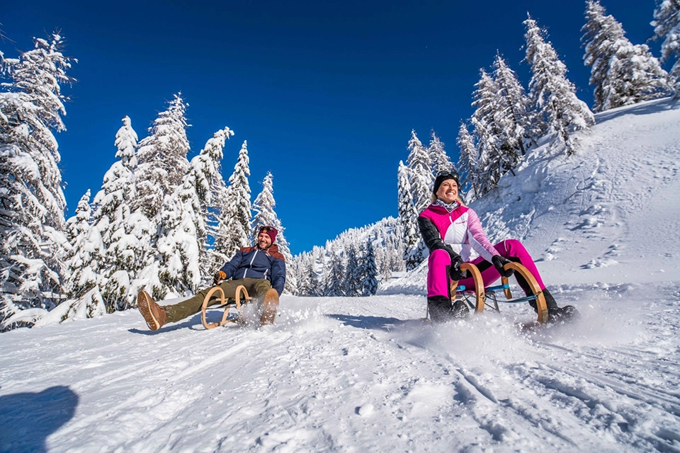 Zimní aktivity v okolí rattendorfu